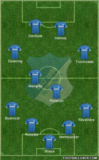 TSG 1899 Hoffenheim Formation 2013