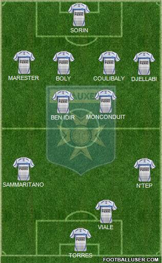 A.J. Auxerre Formation 2013