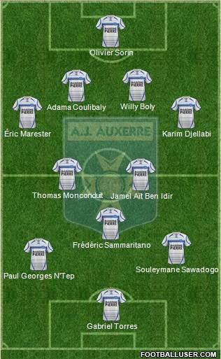 A.J. Auxerre Formation 2013