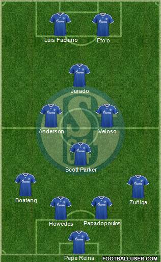 FC Schalke 04 Formation 2013