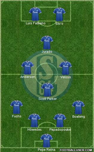 FC Schalke 04 Formation 2013