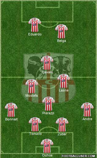 Athletic Club Ajaccien Football Formation 2013