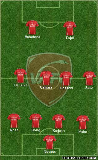 Valenciennes Football Club Formation 2013