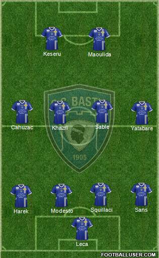 Sporting Club Bastia Formation 2013