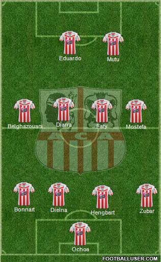 Athletic Club Ajaccien Football Formation 2013