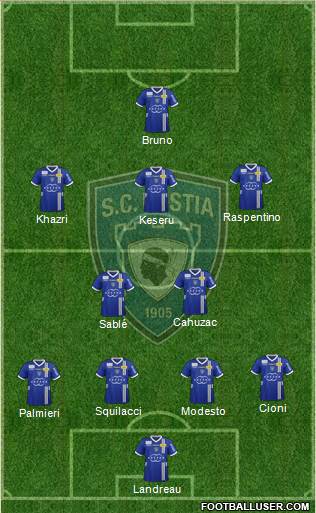 Sporting Club Bastia Formation 2013