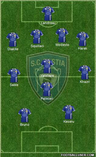 Sporting Club Bastia Formation 2013