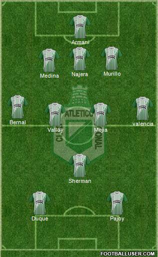 CDC Atlético Nacional Formation 2013