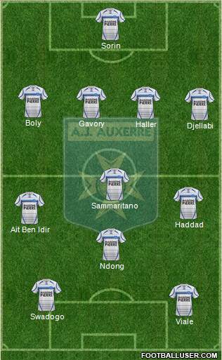 A.J. Auxerre Formation 2013