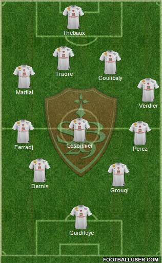 Stade Brestois 29 Formation 2013