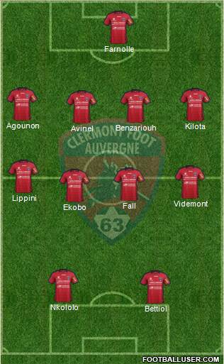 Clermont Foot Auvergne 63 Formation 2013