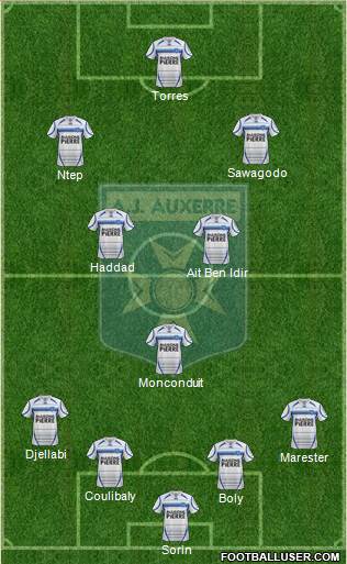 A.J. Auxerre Formation 2013