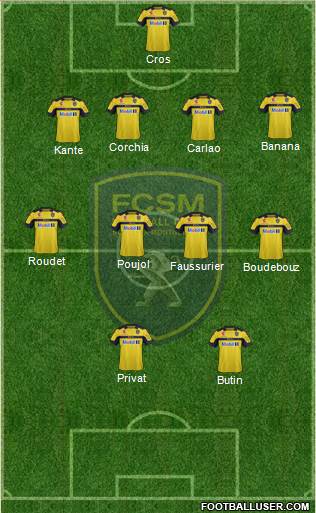 FC Sochaux-Montbéliard Formation 2013