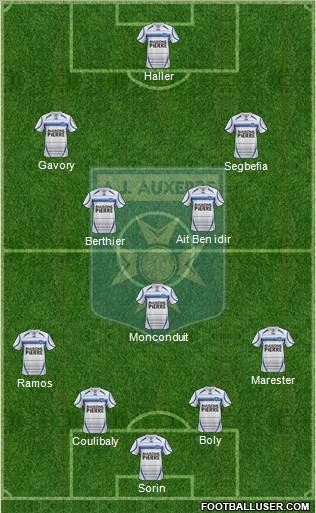 A.J. Auxerre Formation 2013