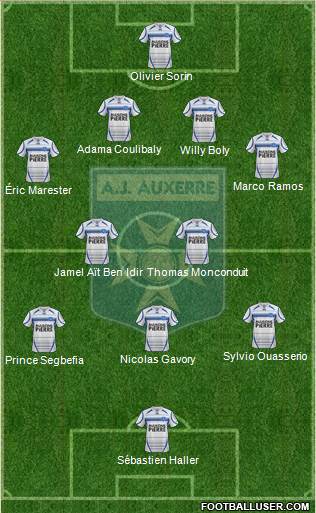 A.J. Auxerre Formation 2013