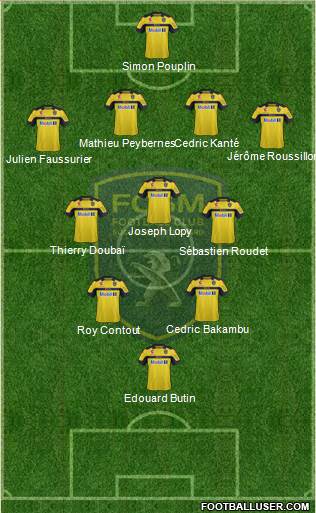 FC Sochaux-Montbéliard Formation 2013