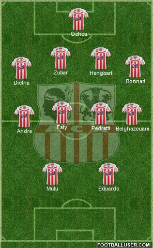 Athletic Club Ajaccien Football Formation 2013