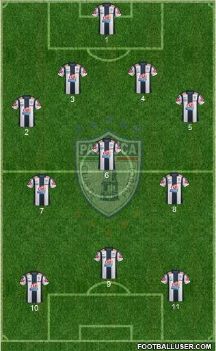 Club Deportivo Pachuca Formation 2013