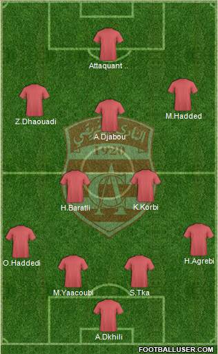 Club Africain Tunis Formation 2013