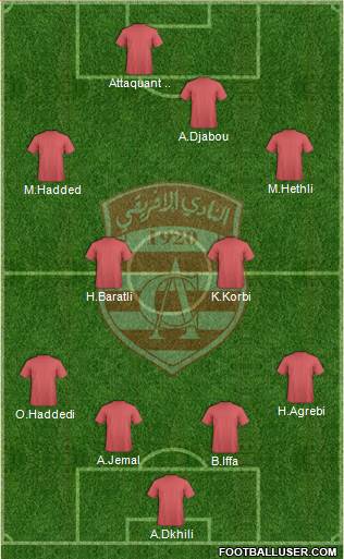 Club Africain Tunis Formation 2013