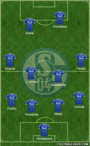 FC Schalke 04 Formation 2013