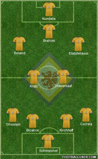 Braunschweiger TSV Eintracht Formation 2013