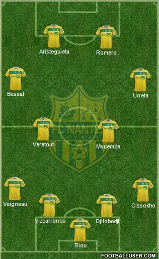 FC Nantes Formation 2013