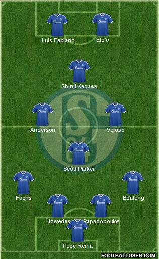 FC Schalke 04 Formation 2013