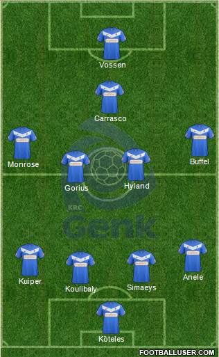 K Racing Club Genk Formation 2013