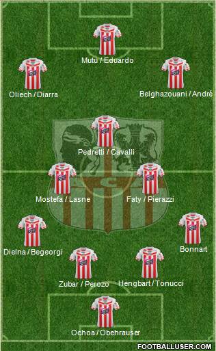 Athletic Club Ajaccien Football Formation 2013