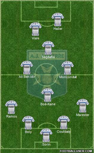 A.J. Auxerre Formation 2013