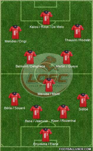 LOSC Lille Métropole Formation 2013