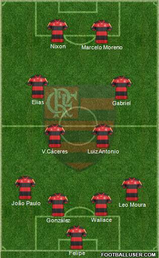 CR Flamengo Formation 2013