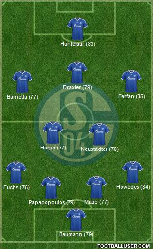 FC Schalke 04 Formation 2013