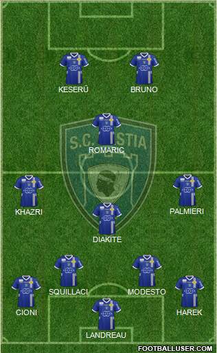 Sporting Club Bastia Formation 2013