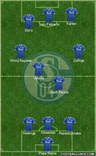 FC Schalke 04 Formation 2013