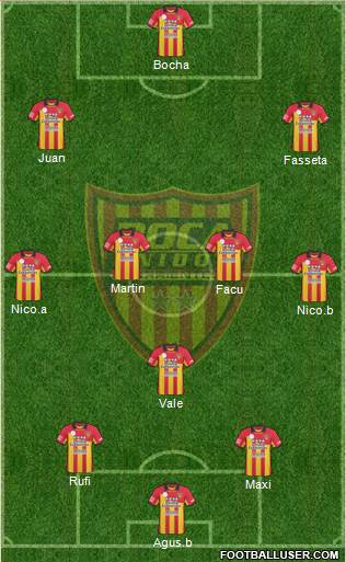 Boca Unidos Formation 2013