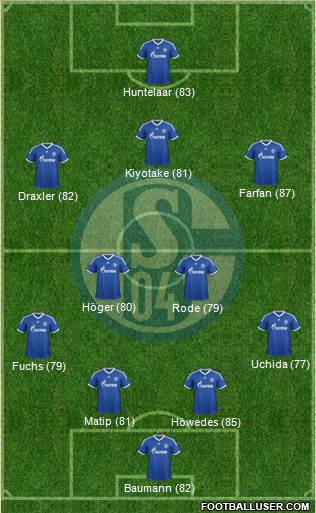 FC Schalke 04 Formation 2013