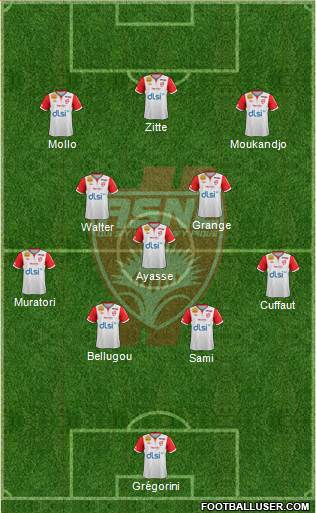 A.S. Nancy Lorraine Formation 2013