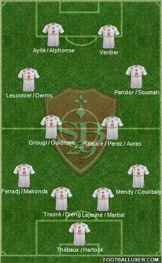 Stade Brestois 29 Formation 2013