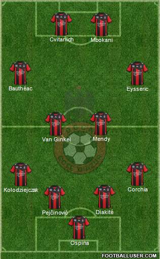 OGC Nice Côte d'Azur Formation 2013