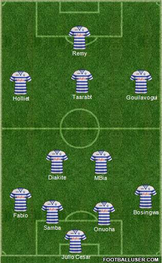 Queens Park Rangers Formation 2013