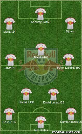 FC Salzburg Formation 2013