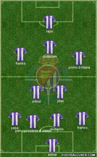 R. Valladolid C.F., S.A.D. Formation 2013