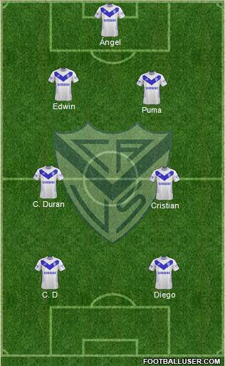 Vélez Sarsfield Formation 2013