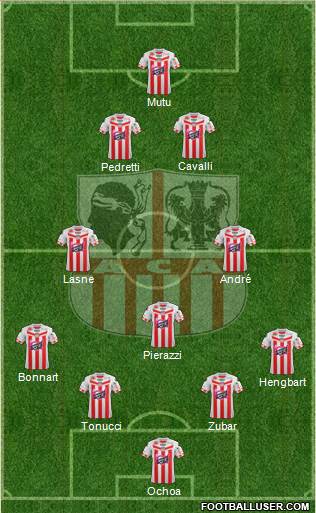 Athletic Club Ajaccien Football Formation 2013