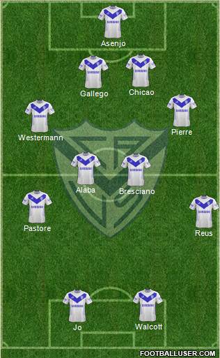 Vélez Sarsfield Formation 2013