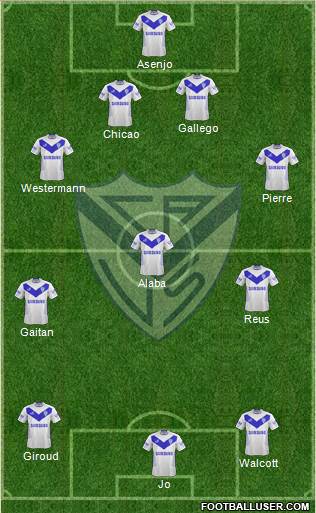 Vélez Sarsfield Formation 2013