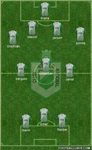 CDC Atlético Nacional Formation 2013