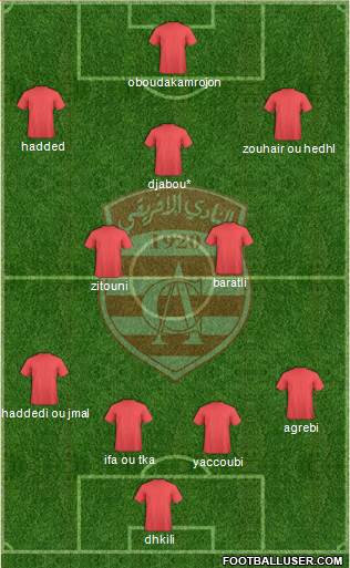 Club Africain Tunis Formation 2013